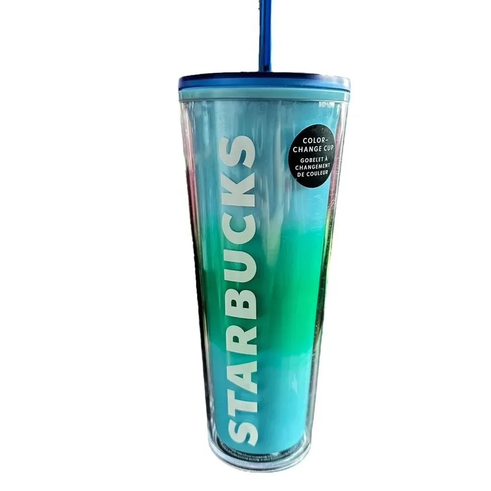 NWT Starbucks 2023 Spring Blossom Color‎ Changing Tumbler - 24 oz  ***Item: HH97